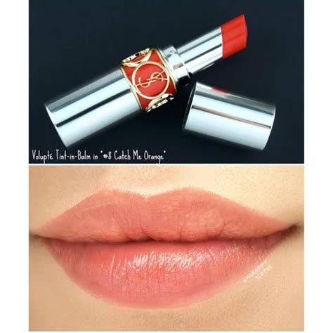 ysl tint in balm catch me orange|YSL Catch Me Orange (8) Volupte Tint.